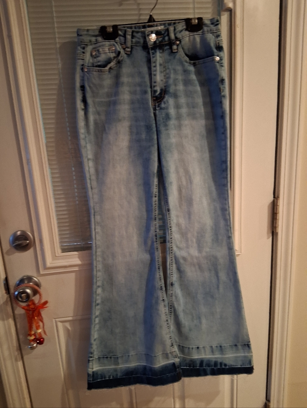 Almost Famous Light Wash Wide Leg Flare Jeans SKU 2